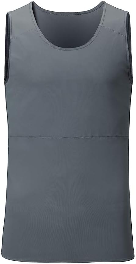 Idtswch Brustbinder für Transgender Brustbinder Half Ftm Binder Brust Kompressions-BH XL Grau 165, X