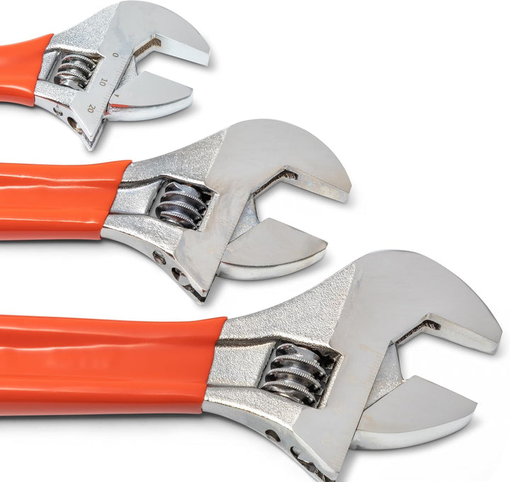 Crescent AC26810CV Schraubenschlüssel-Set, verstellbar, gepolstert, 15,2 cm, 20,3 cm und 25,4 cm, 3-