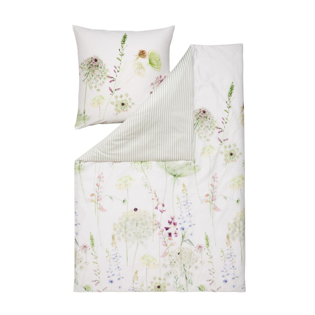 ESTELLA Bettwäsche Meadow | grün 200x220 + 2x 80x80 Grün, 200x220 + 2x 80x80 Grün