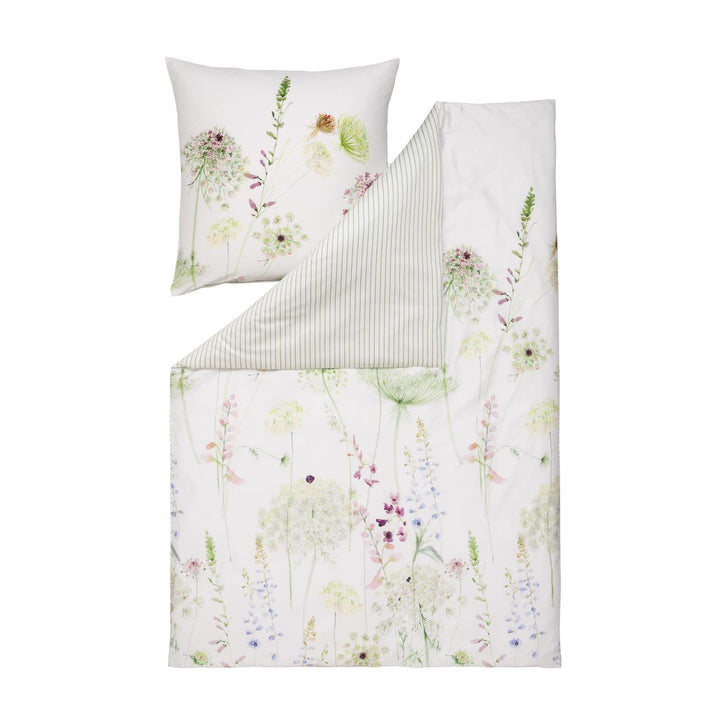 ESTELLA Bettwäsche Meadow | grün 200x220 + 2x 80x80 Grün, 200x220 + 2x 80x80 Grün