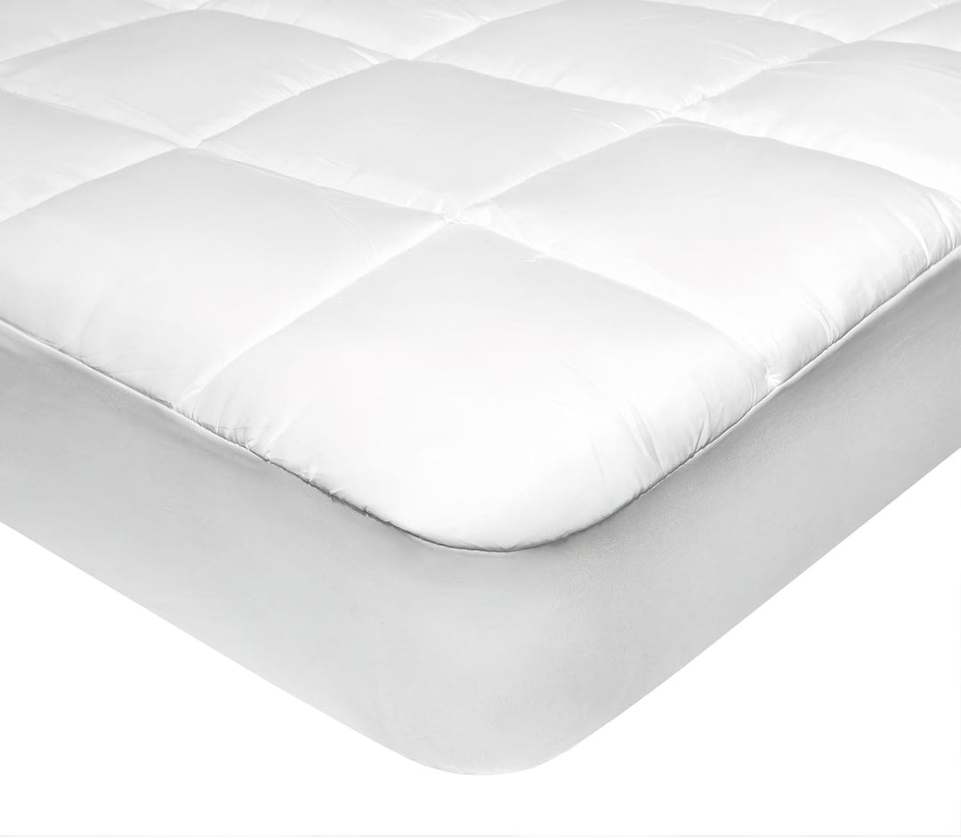 Feluna Mikrofaser Matratzen-Topper gepolsterter Matratzen-Auflage - Matratzenschoner Unterbett Micro
