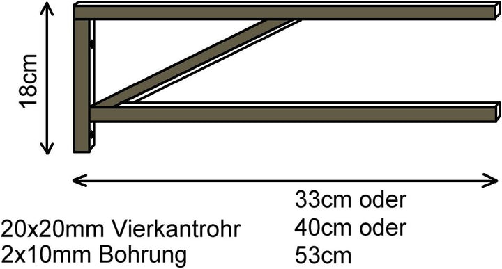 1 Set Halter für Waschtisch, Waschbecken, Handtuchhalter, Edelstahl, versch. Grössen