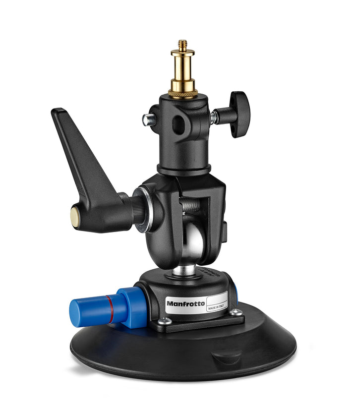 Manfrotto Virtual Reality Saugfuss mit Zapfen VR-Pumpenbecher mit Zapfenadapter, VR-Pumpenbecher mit