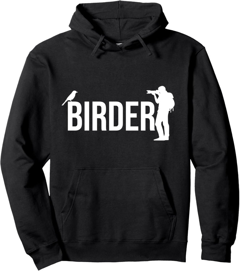 Birding Birdwatcher Gift Retro Style Pullover Hoodie