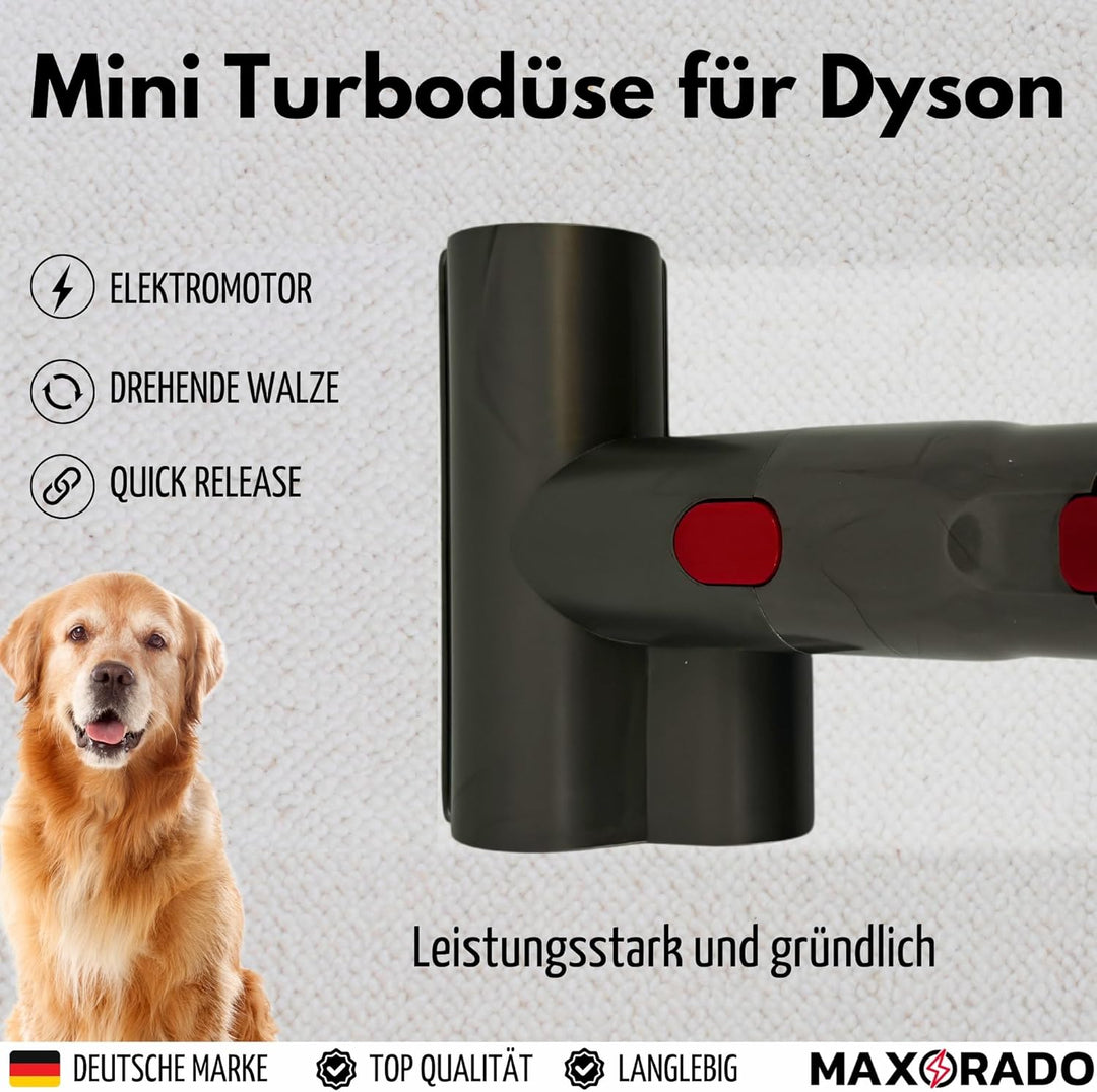 Ersatzteil passend für Dyson Mini Turbodüse V12 Detect V10 Slim Absolute Origin Elektrobürste Turbin
