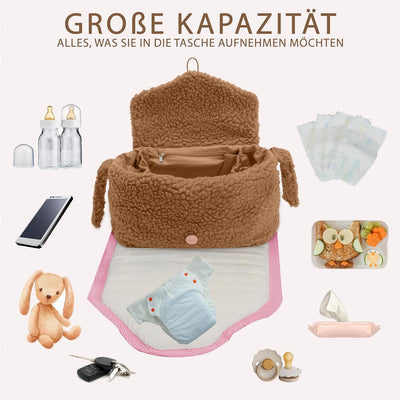 Liliibell® Kinderwagentasche, Buggy Bunny, wasserabweisend, waschbar, Öko-Tex zertifiziert, stylisch