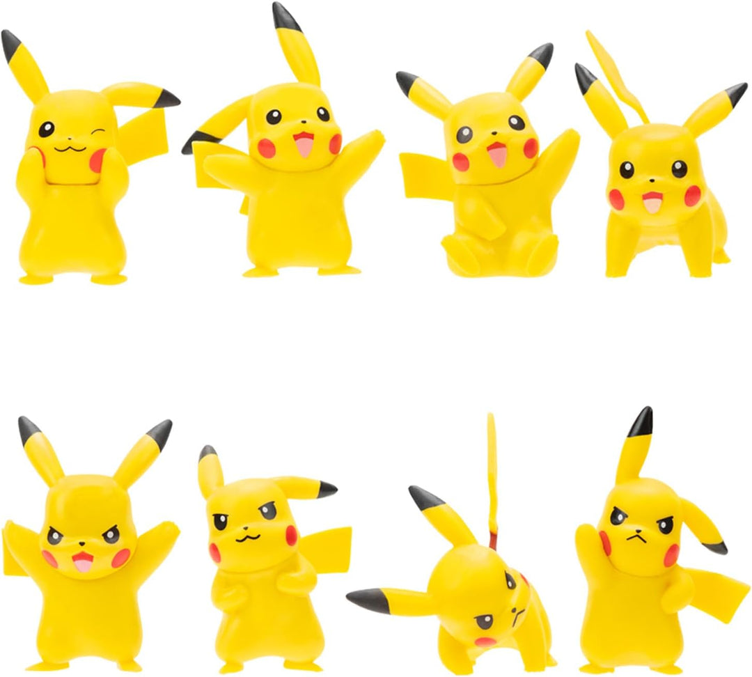 Pokémon Battle Feature Vinyl Figuren 8er Set Pikachu 5 cm Pack 5, Pack 5