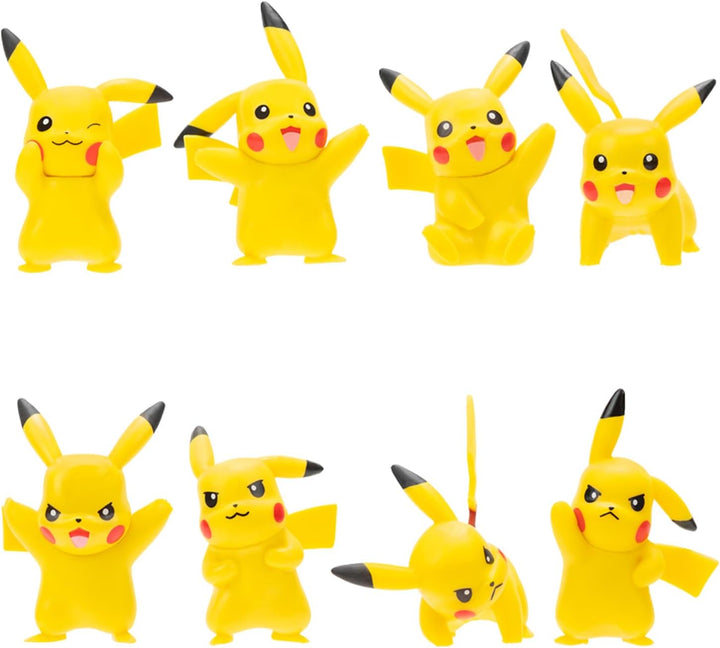 Pokémon Battle Feature Vinyl Figuren 8er Set Pikachu 5 cm Pack 5, Pack 5