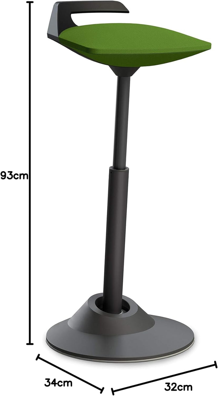 aeris Muvman High Stehhocker – ergonomische Stehhilfe – Stehsitz für gesundes und aktives Sitzen und