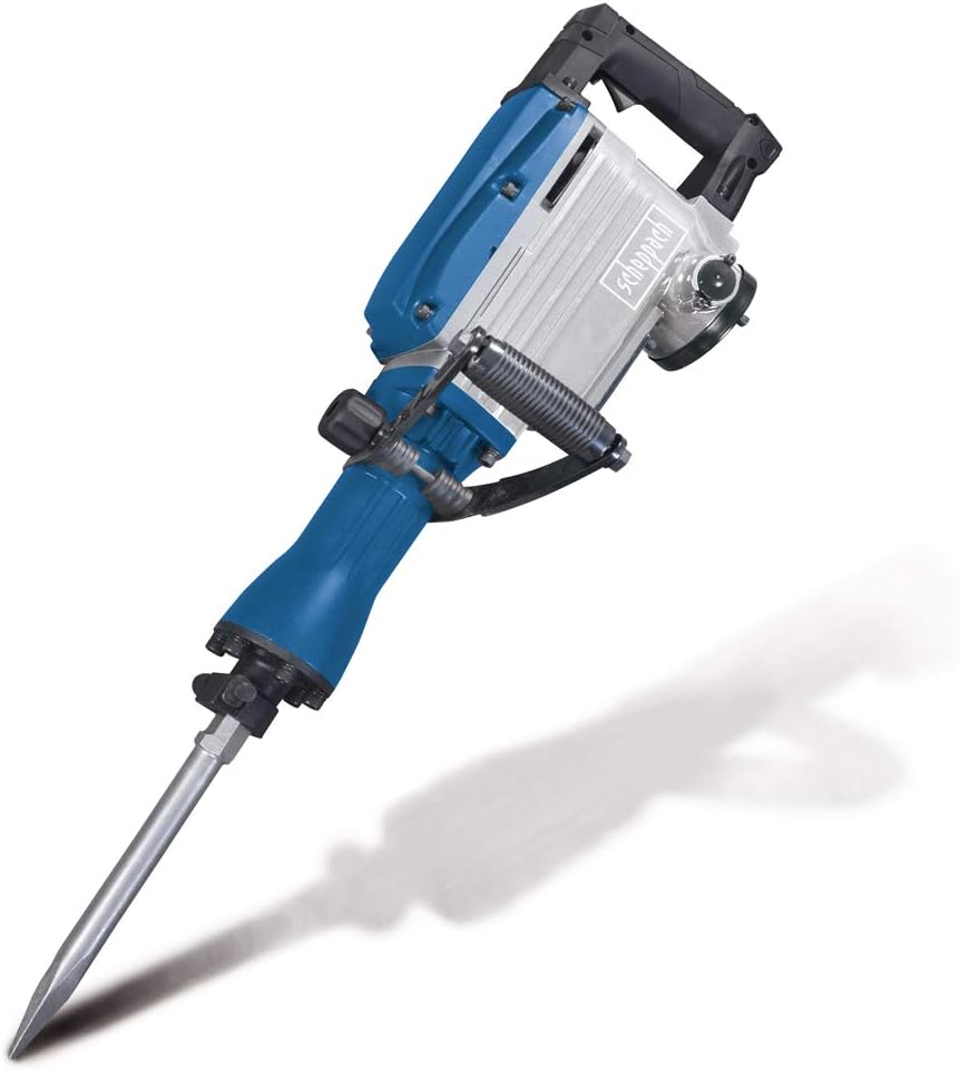 Scheppach Abbruchhammer AB1600 Bohrhammer Betonhammer (1600 Watt, 50 Joule, inkl. Sechskant-Aufnahme
