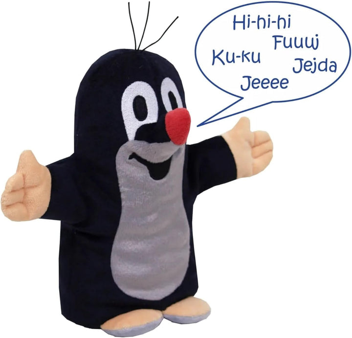 Trullala Sprach-Handpuppe, der kleine Maulwurf, aus der ''Sendung mit der Maus'', 20 cm
