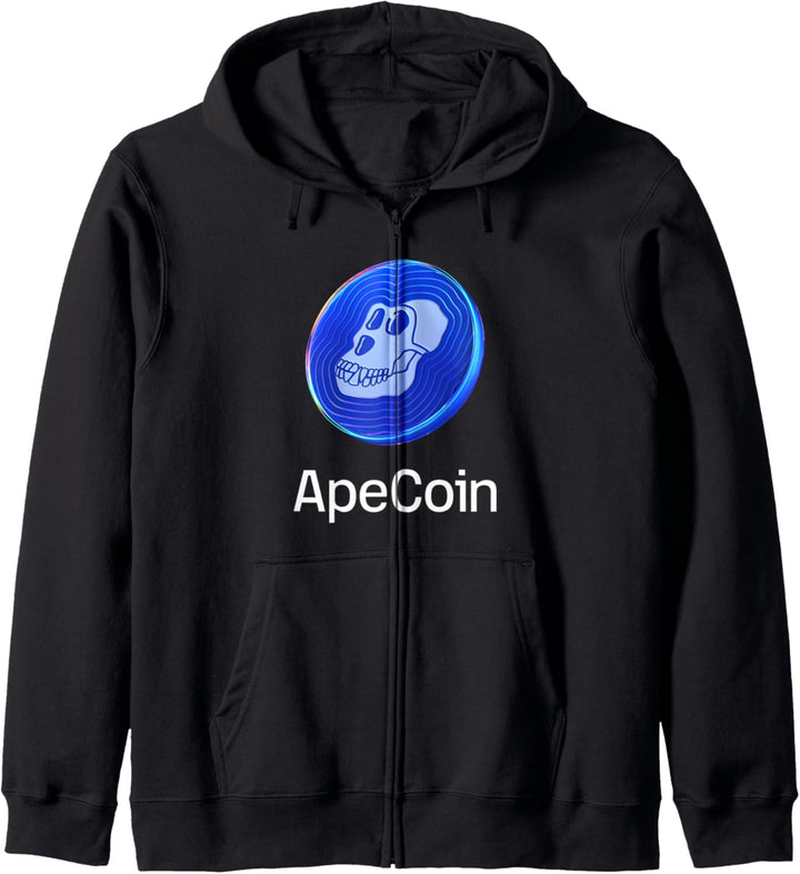 ApeCoin APE Crypto T-Shirt Kapuzenjacke