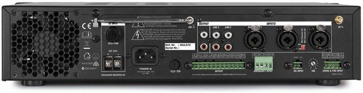 Power Dynamics PDV360MP3-4 Zonen Receiver 360 Watt, PA Verstärker mit Bluetooth, MP3, USB, SD & UKW