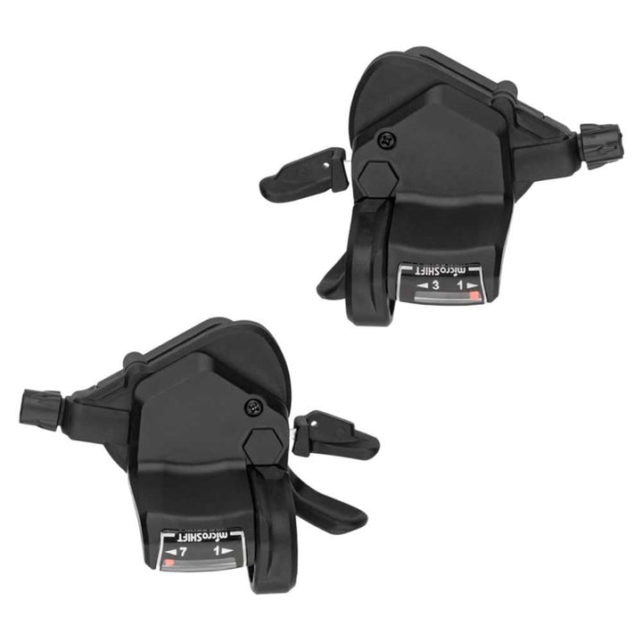 Microshift Mezzo Daumenschaltung rechts 7 Gang optische Ganganzeige Shimano kompatibel