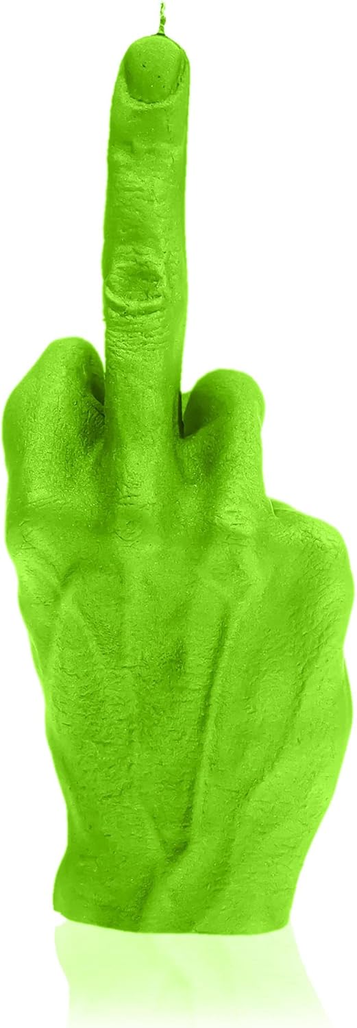 Candellana Mittelfinger Kerze - Mittelfinger Figur - Coole Deko - Gothic Deko - Grunge Deko Kerze -