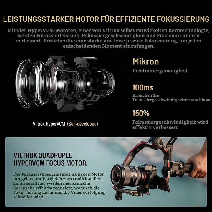 VILTROX 35mm F1.2 LAB Full Frame Autofokus FE Objektive für Sony E Mount Dual Floating Focus HyperVC
