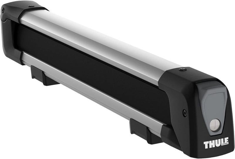 Thule 732400 Snow Pack 7324 Ski/Snowboardträger, Aluminium, M Aluminum 4 Paar Ski Single, Aluminum 4
