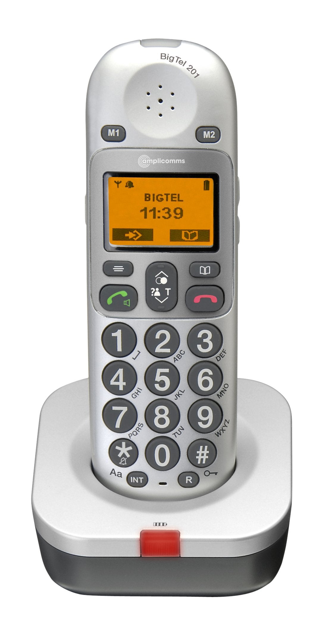 Amplicomms BigTel 201 DECT Erweiterungs-Set (zusätzliches Mobilteil), für die BigTel-Serie