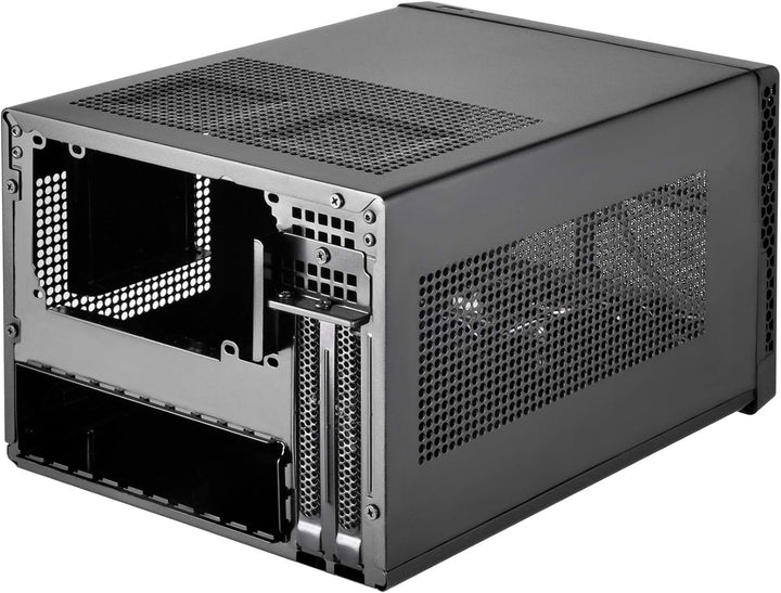 Silverstone SST-SG13B-C - Sugo Mini-ITX kompaktes Cube Gehäuse, Mesh-Frontblende, USB Typ C Anschlus