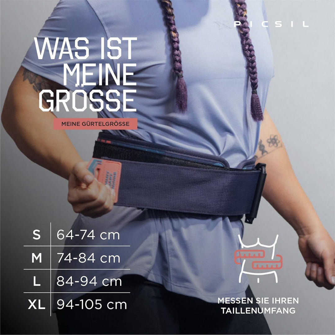 PICSIL - Lendenwirbelgurt Lockpro aus Neopren, Flexibler Support für Cross Training, Functional & Po