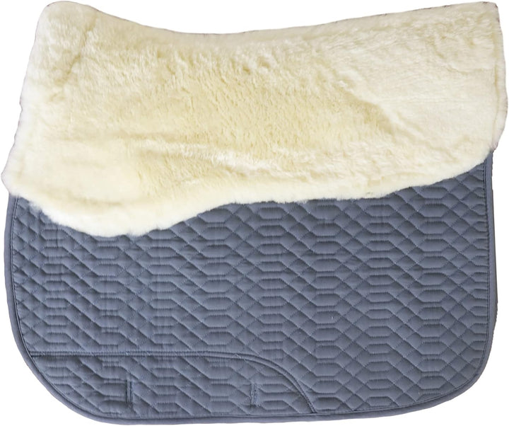 Engel Reitsport Lammfell Schabracke Half Lined SCHABRA1-VSS-GRA-MED Steppstoff grau Fell med. Vielse