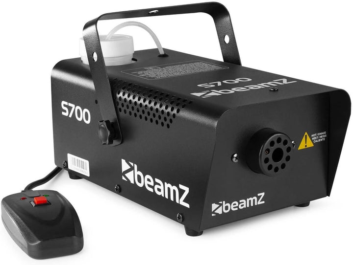 BeamZ S700 - Nebelmaschine mit Fernbedienung, 700 Watt Fog Machine, Rauchmaschine für Halloween, Hoc