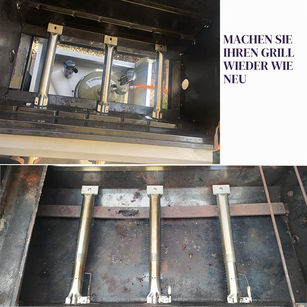 GFTIME 31-42cm Universal Brenner einstellbar Ersatzteil für die meisten Grills- Tepro 3562, Enders,