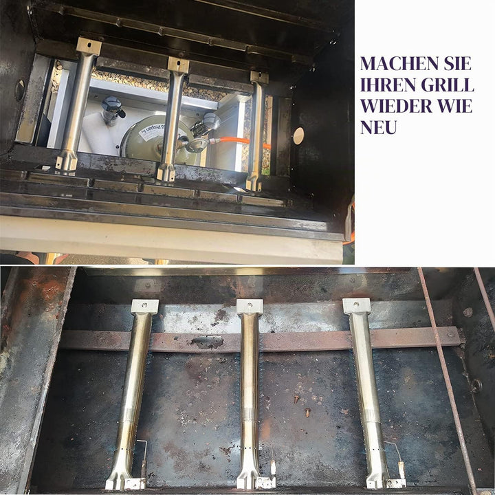 GFTIME 31-42cm Universal Brenner einstellbar Ersatzteil für die meisten Grills- Tepro 3562, Enders,