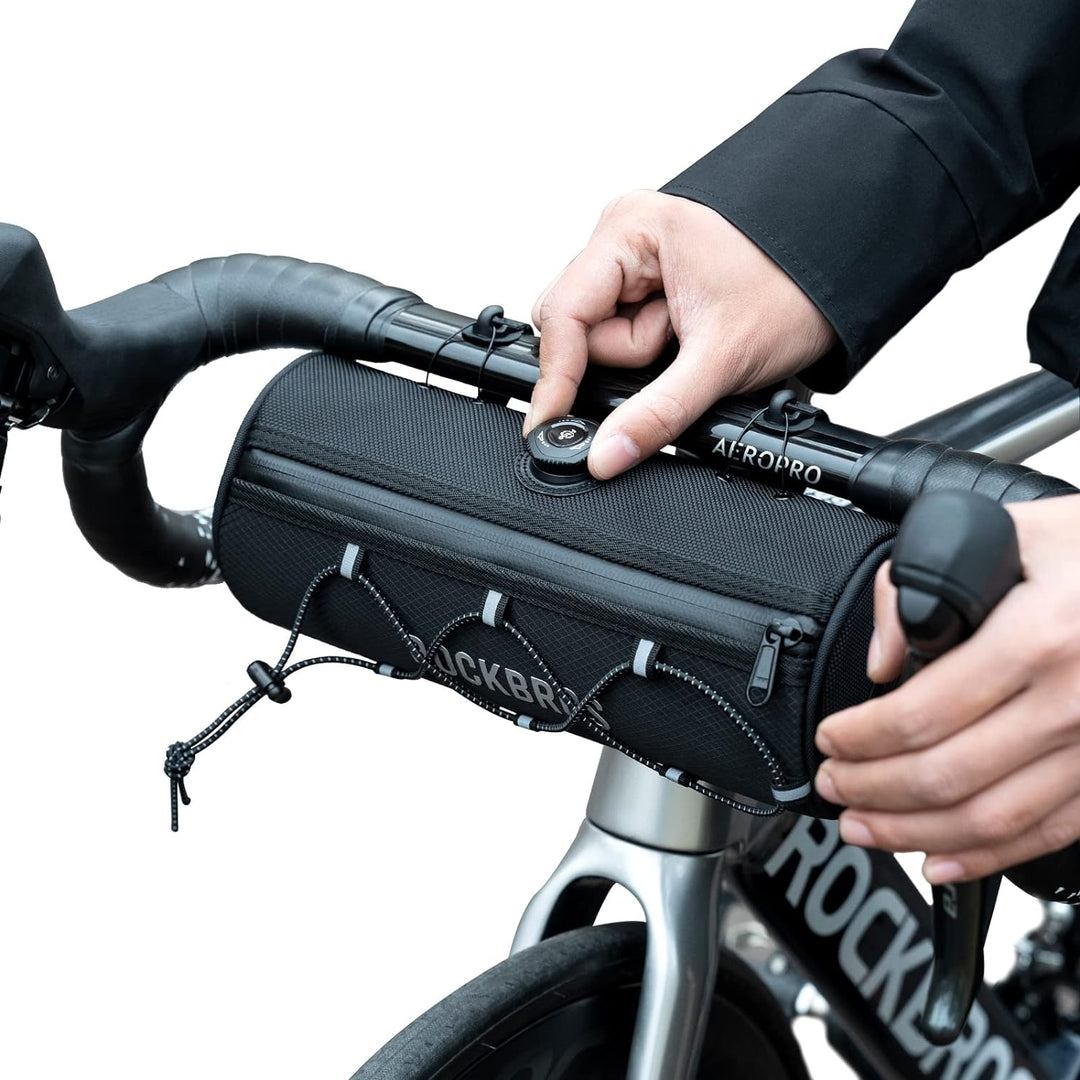 ROCKBROS Road-to-Sky Fahrrad Lenkertasche Fahrradtasche Lenker Vordertasche 1,5L Wasserabweisend Ref