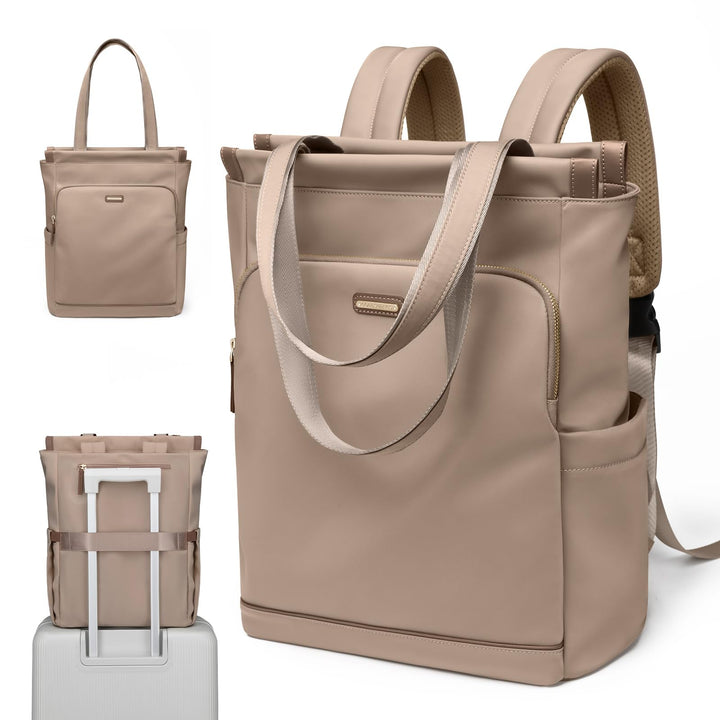 GOLF SUPAGS Convertible Laptop-Rucksack für Frauen Casual Daypack Notebook Tote Bag für Arbeit Hochs