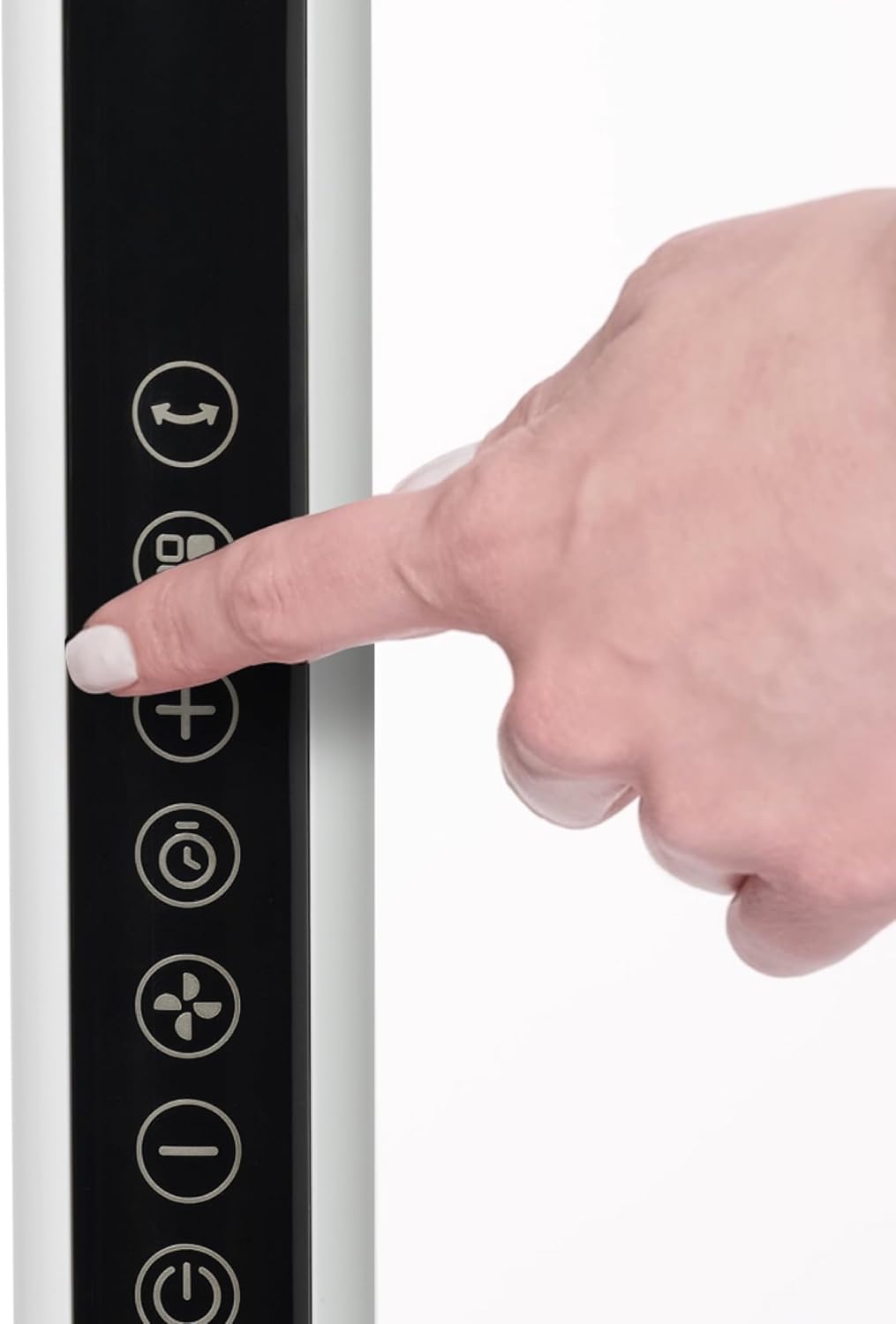 VIOLA Leiser und leistungsstarker Standventilator mit Fernbedienung, 32 Geschwindigkeiten, 9 Flügel,