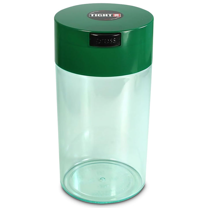 Tightvac vakuumversiegelter Aufbewahrungsbehälter, 1,3 Liter, 1,1 Quart, grüner Kappe und transparen