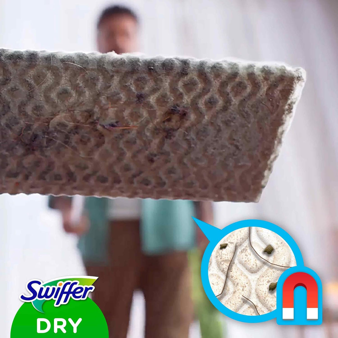 Swiffer Bodenwischer Boden Staubtücher Nachfüllpack 80 Tücher, Nimmt 3X Mehr Staub & Haare Auf Und S