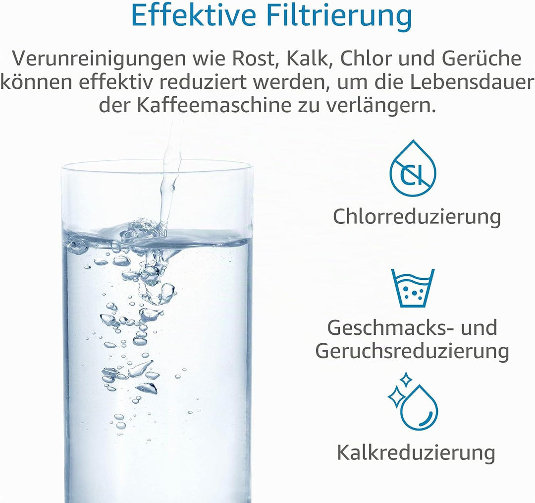 AQUA CREST Ersatzwasserfilter für Saeco® Brita® Intenza+, Philips® Saeco® CA6702/00, Gaggia® Mavea®,
