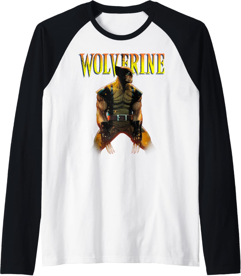 Marvel X-Men Wolverine Classic Claws Out Raglan