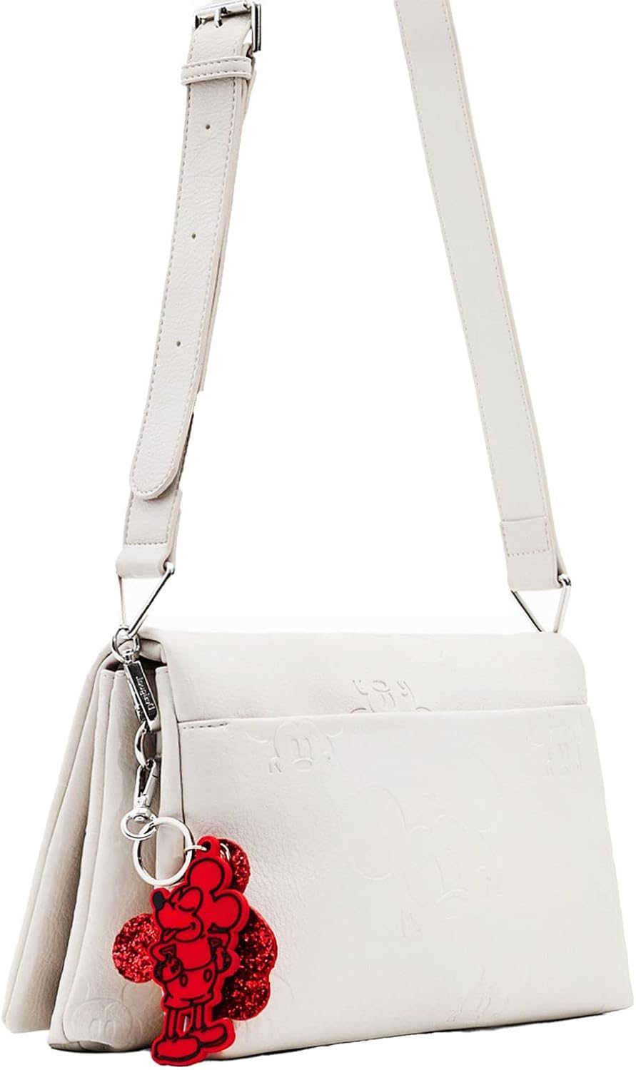Desigual Damen Bag_All Mickey 23_DORDMU 2000 Black Weiss, Weiss