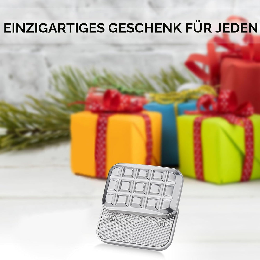 OBEST Fidget Slider Spielzeug Erwachsene, Slider Toys, Metall Fidget Slider Adults, EDC Dekompressio
