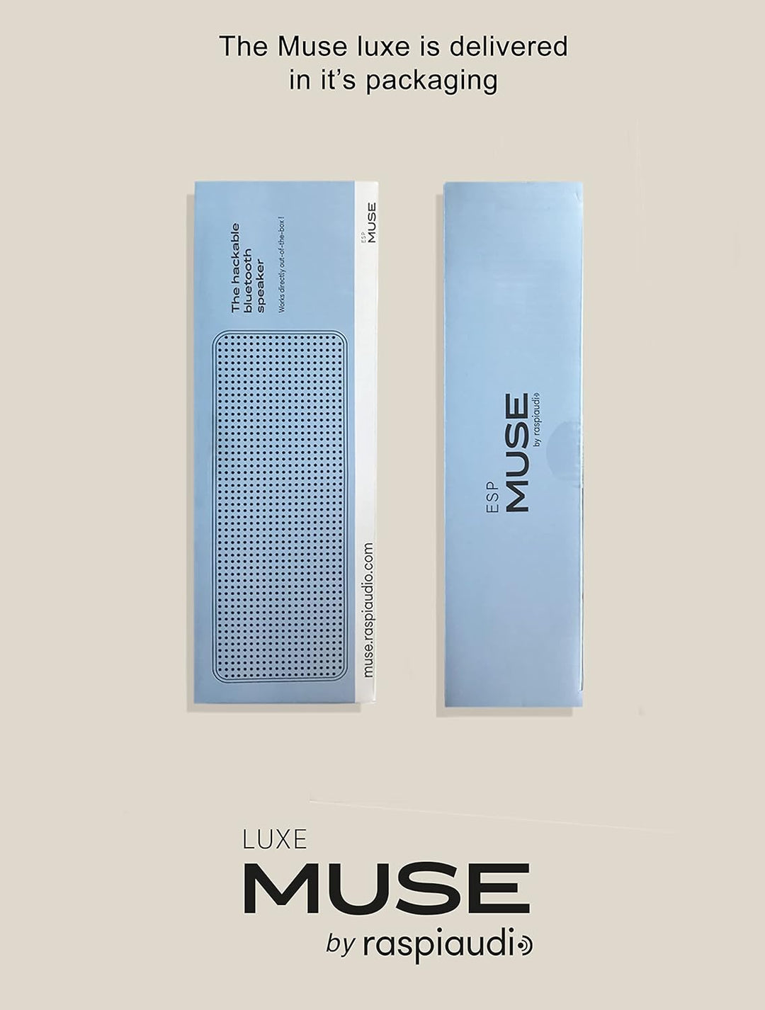 Muse Luxe V2 2025 -Hackable Bluetooth Speaker ESP32 11W Home Assistant ESPHome Squeezelite Lyrion Me