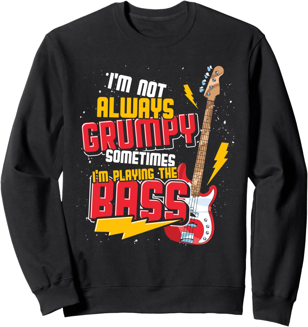 Bass Gitarrist Rock Musik Bassist Lustiges Bass Gitarre Sweatshirt