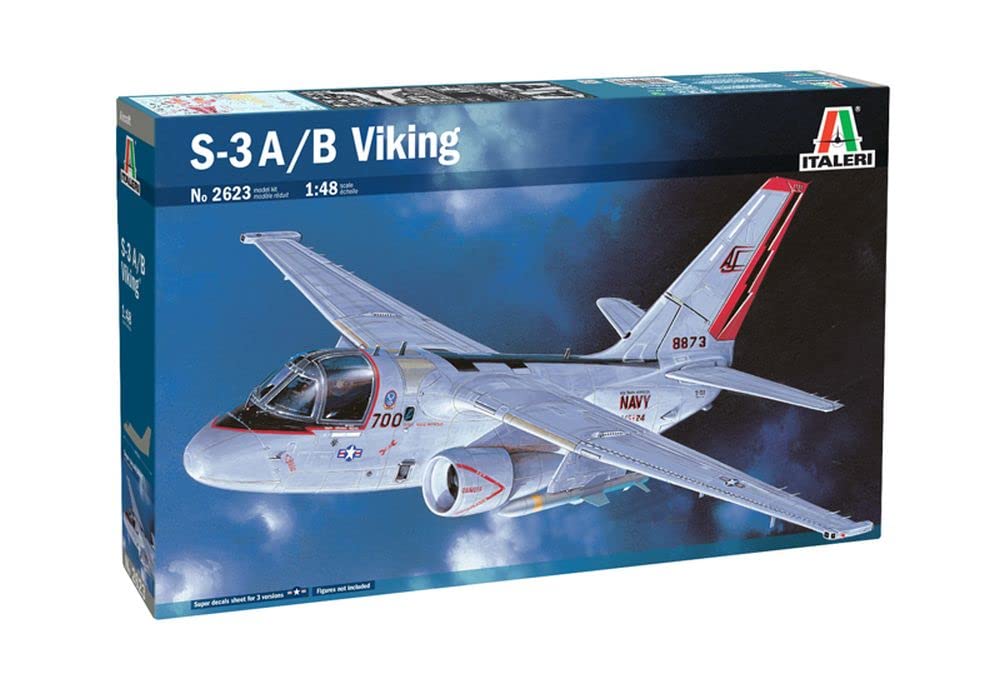 ITALERI 2623S - 1:48 S-3 A/B Viking, Modellbau, Bausatz, Standmodellbau, Basteln, Hobby, Kleben, Pla