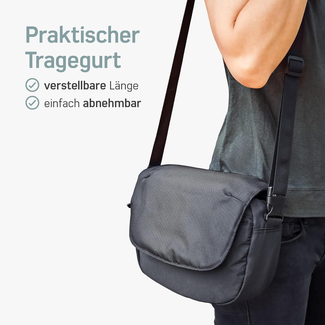 Borgen KLICKfix Lenkertasche Fahrrad - Wasserabweisende und geräumige Fahrrad Lenkertasche 5 L - Fah