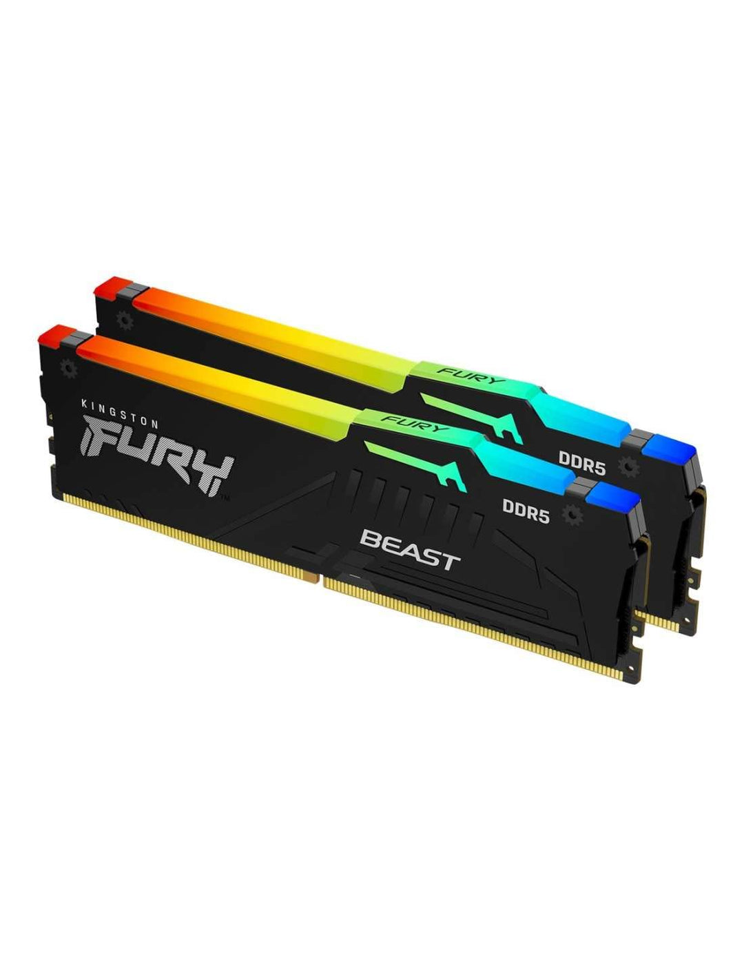 Kingston Fury Beast DDR5 RGB Expo 16GB (2x8GB) 6000MT/s DDR5 CL36 DIMM Desktop Gaming Speicher Kit m