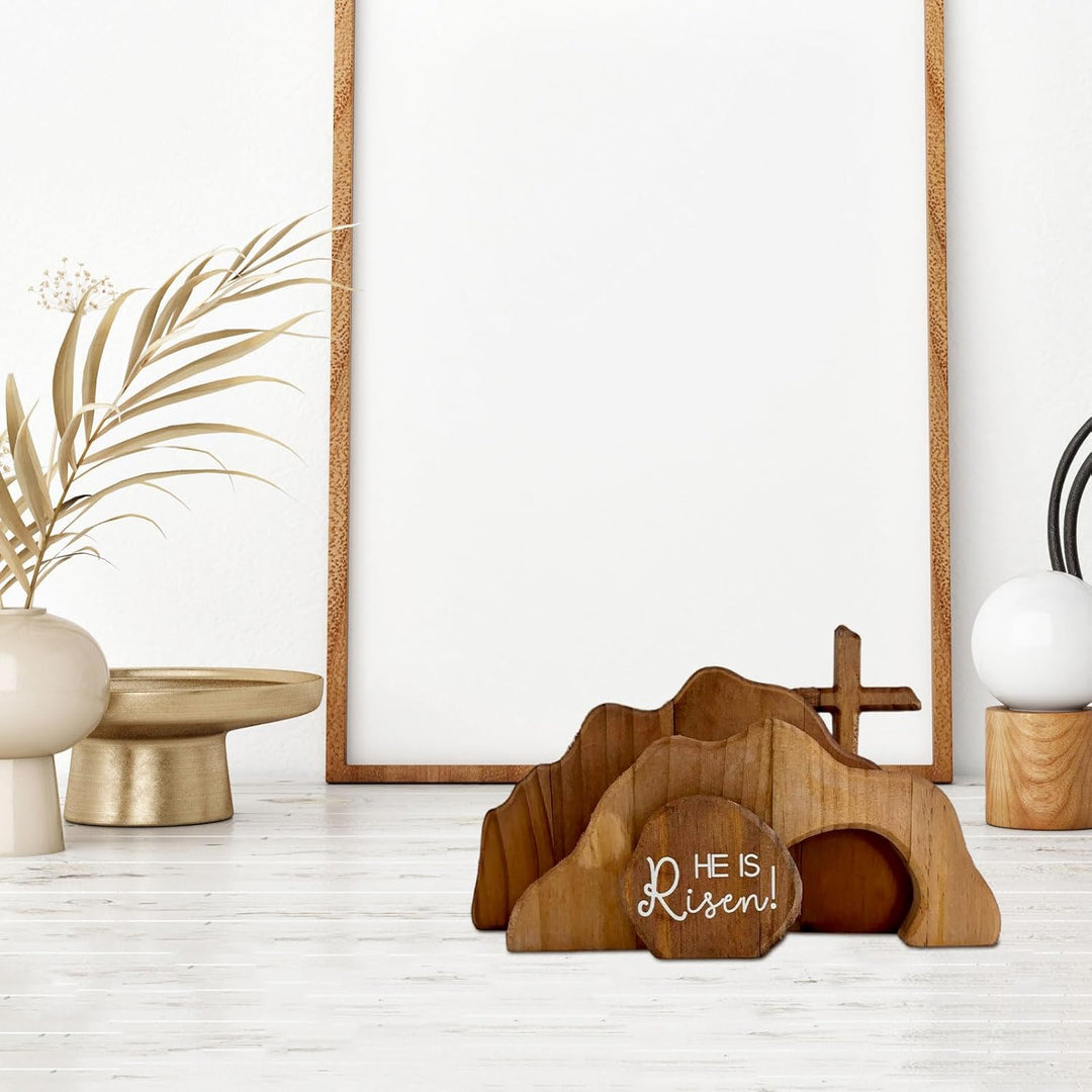 Ostern Deko Osterkrippe Osterdeko Holz Jesus Figur Christliche Easter Decoration Erzgebirge Holzkuns