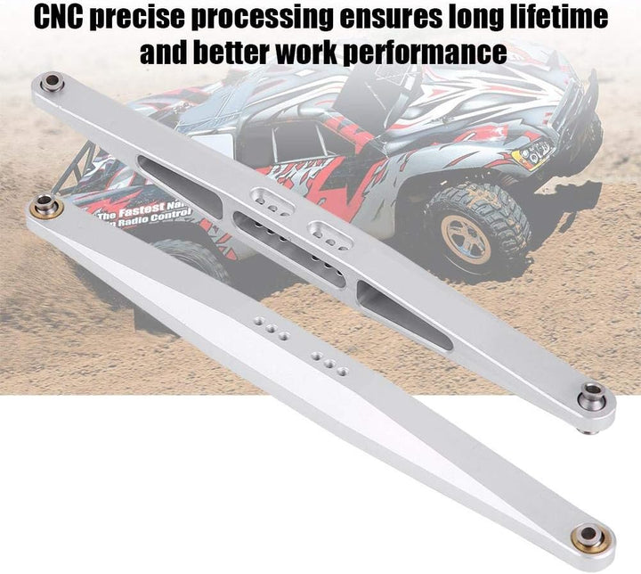Dilwe 2Pcs Aluminiumlegierung hintere gerade Arme für TRAXXAS UDR Fernbedienung Kurzkurs LKW Modell