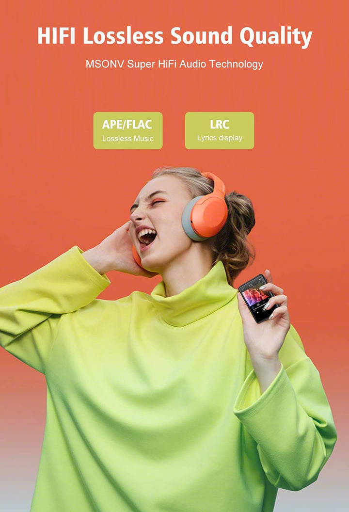 32GB MP3 Player Bluetooth 5.0 MECHEN 2,4'' Touchscreen Tragbarer MP3-Player zum Laufen mit Line-in-A