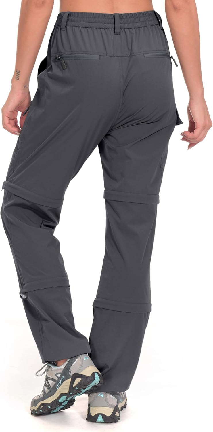 Little Donkey Andy Wanderhose Damen Zip Off Stretch Cabrio Softshellhose Schnell Trocknende mit Reis