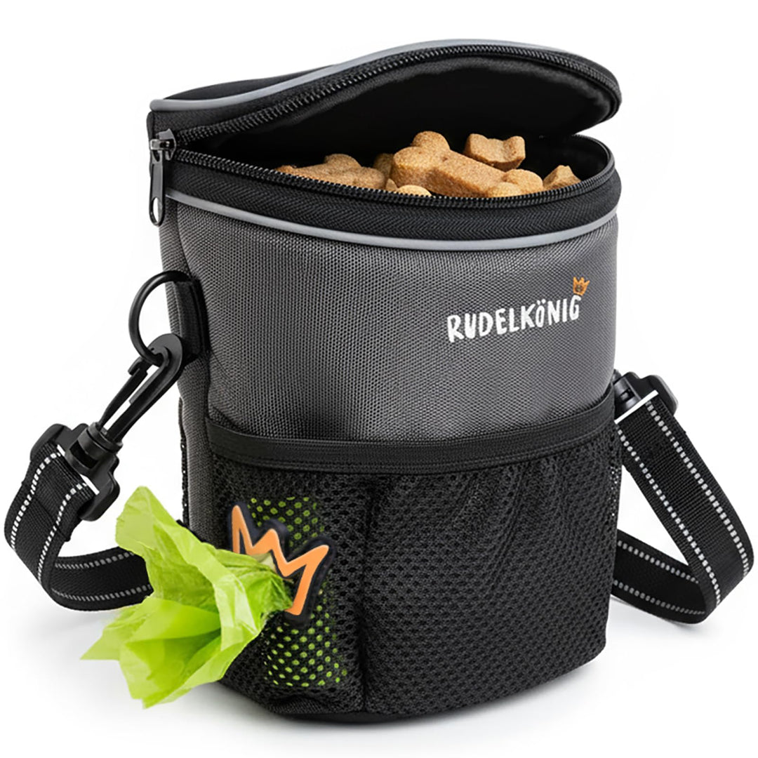 Rudelkönig Leckerlitasche für Hunde - Praktische Gassi Tasche Hund für das Hundetraining - Leckerlib