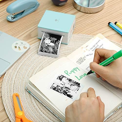 Phomemo Printable Sticker Paper White Direktthermopapier selbstklebend 53 x 30 mm für Phomemo M02/M0