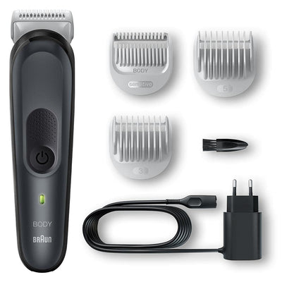 Braun BodyGroomer 3 BG 3350 SkinShield Technologie, 3 Einsätze Bodycare Set