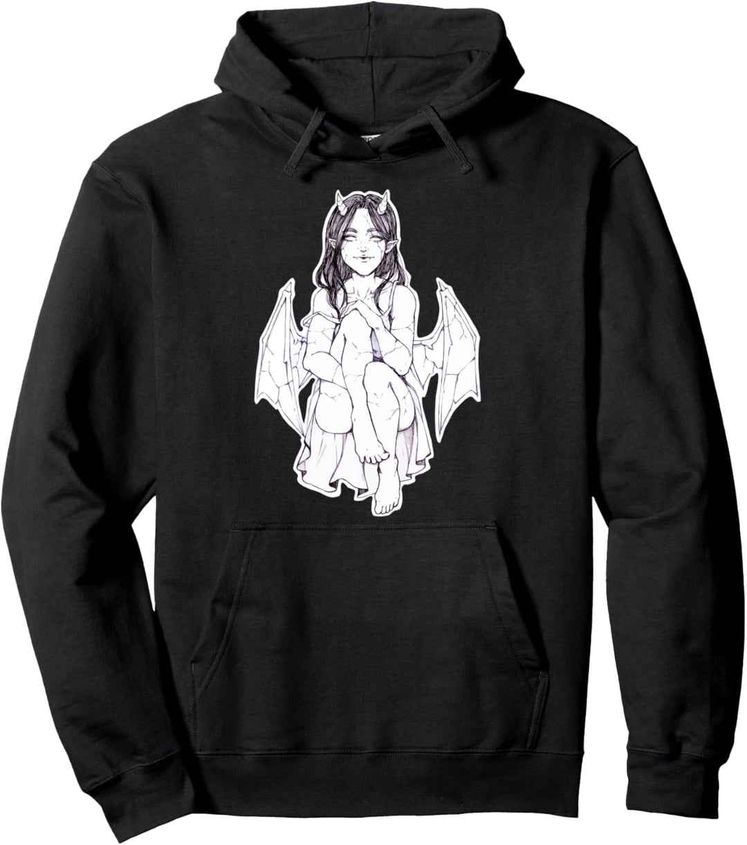 Anime Mädchen Menhera Teufel Manga Kawaii Pullover Hoodie